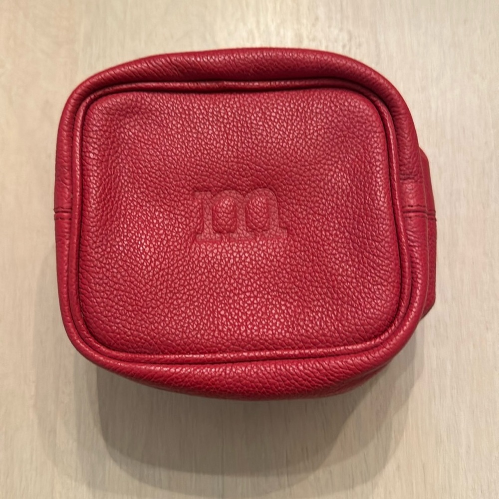 Red Leather Expandable Jewlery Case